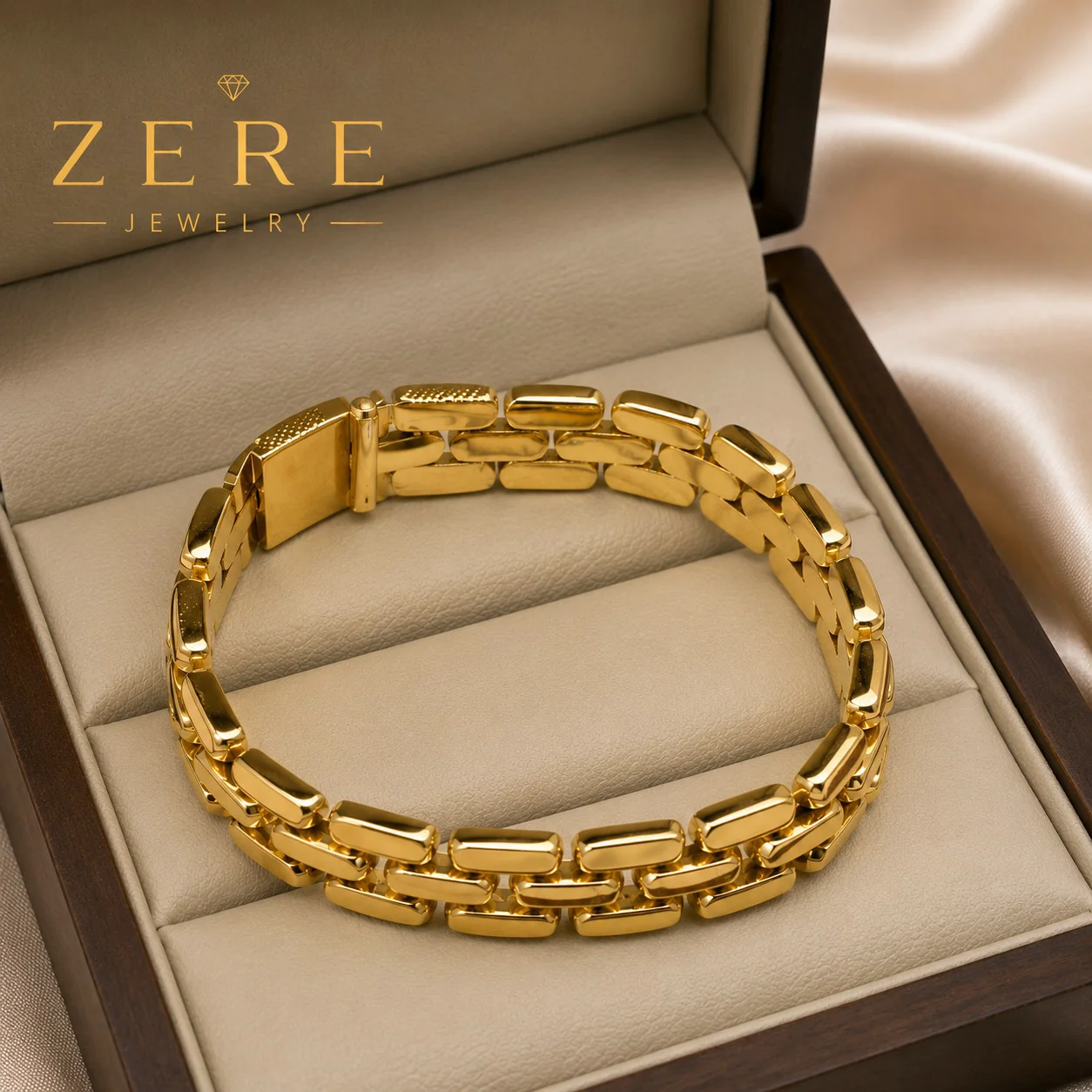 Браслет Zere ZR190704 жёлтое золото 15.75гр 18,19р  купить,1331750
