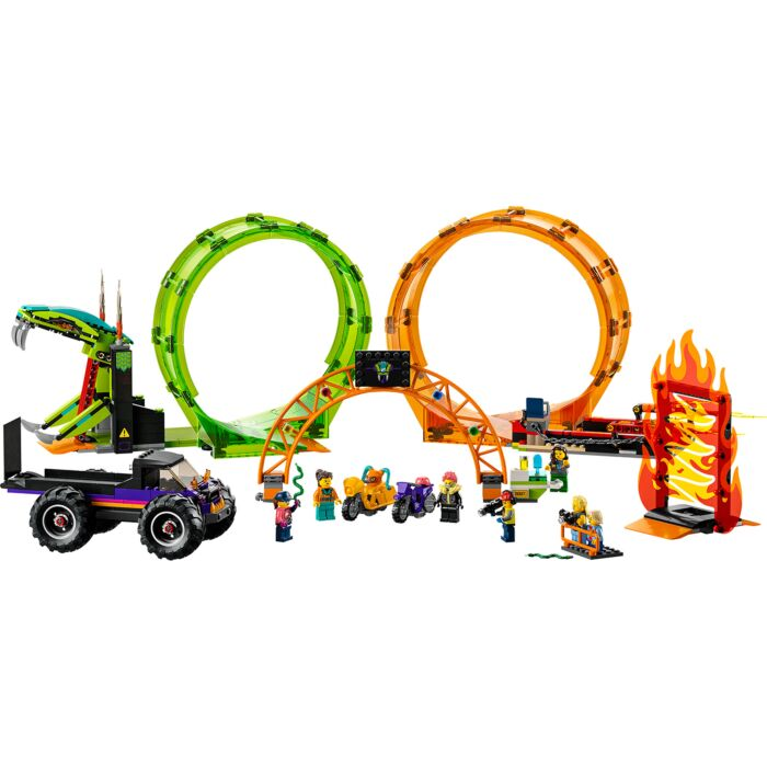 Конструктор LEGO Трюковая арена «Двойная петля» CITY 60339 купить,NaN