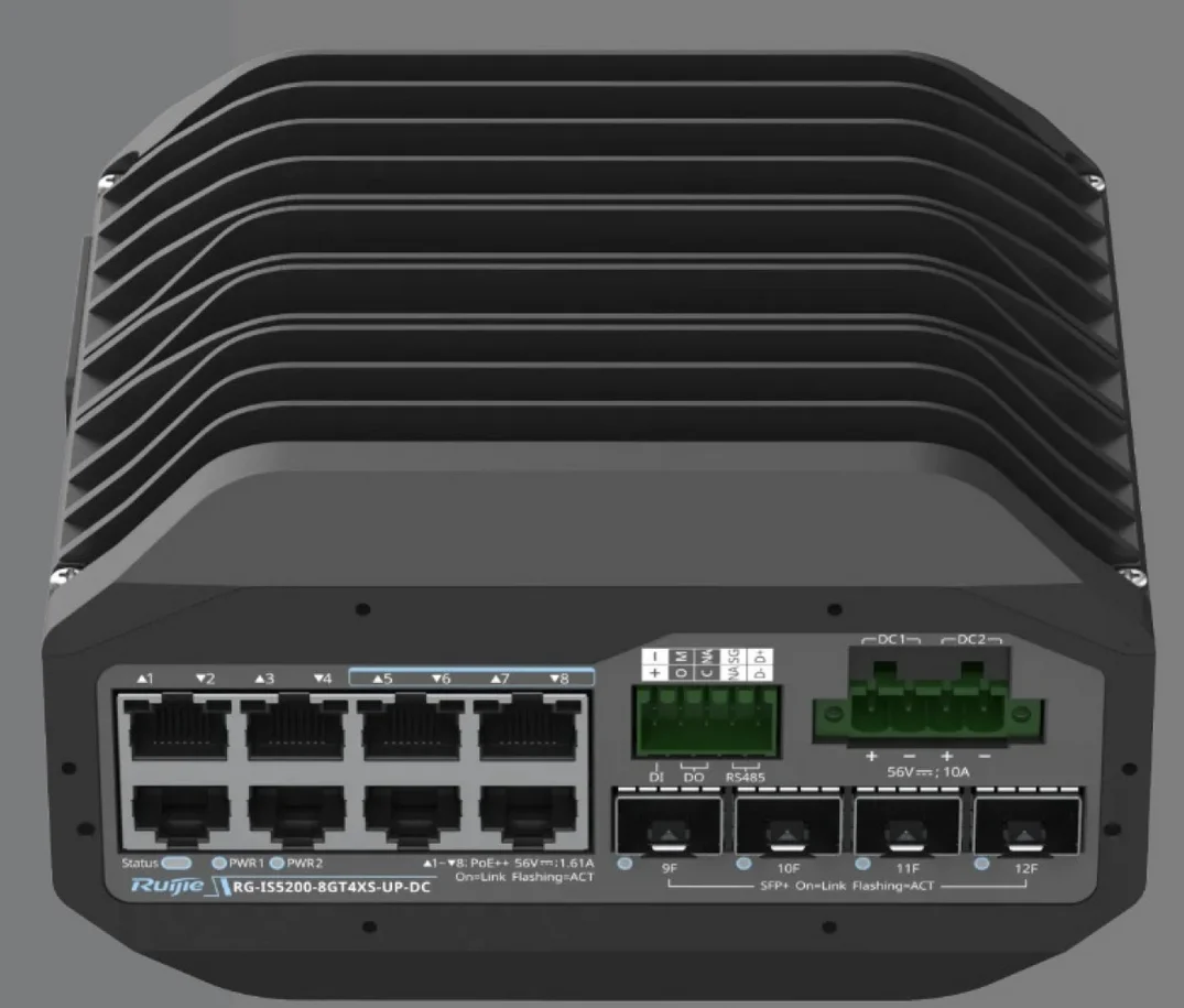 Коммутатор Ruijie Networks/RG-IS5200-8GT4XS-UP-DC Industrial Ethernet Switch/12 port/10/100/1000 купить,NaN