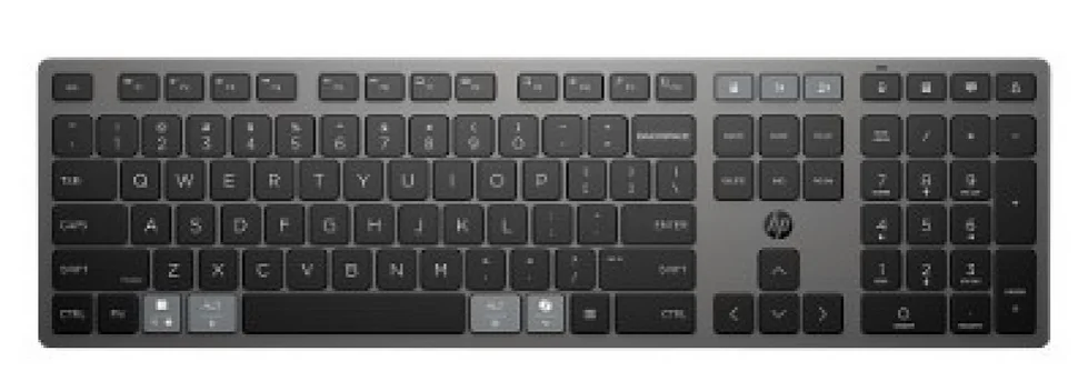 Клавиатура HP Europe/725 Multi-Device Rechargeable Wireless Keyboard/USB + Bluetooth