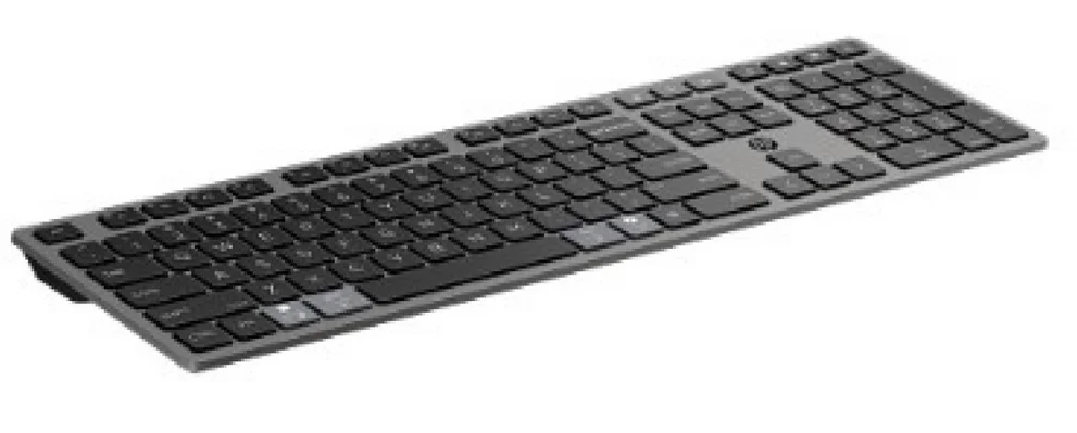 Клавиатура HP Europe/725 Multi-Device Rechargeable Wireless Keyboard/USB + Bluetooth