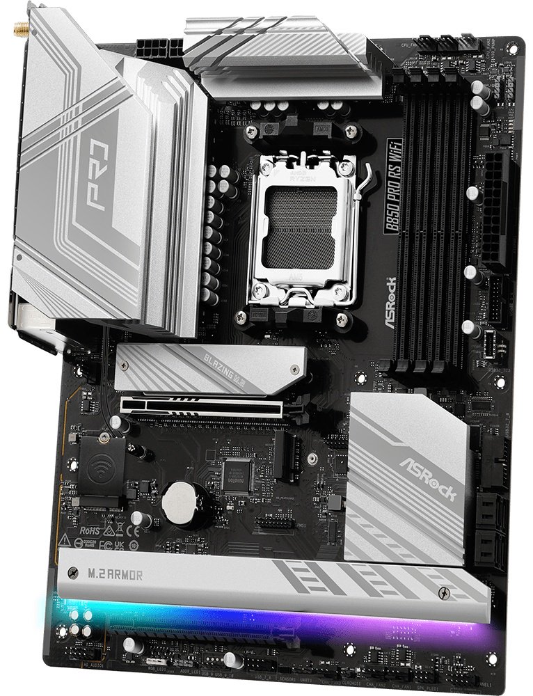 Материнская плата ASRock B850 PRO RS WIFI DDR5 - ForteMarket Материнская плата ASRock B850 PRO RS WIFI DDR5 купить,0