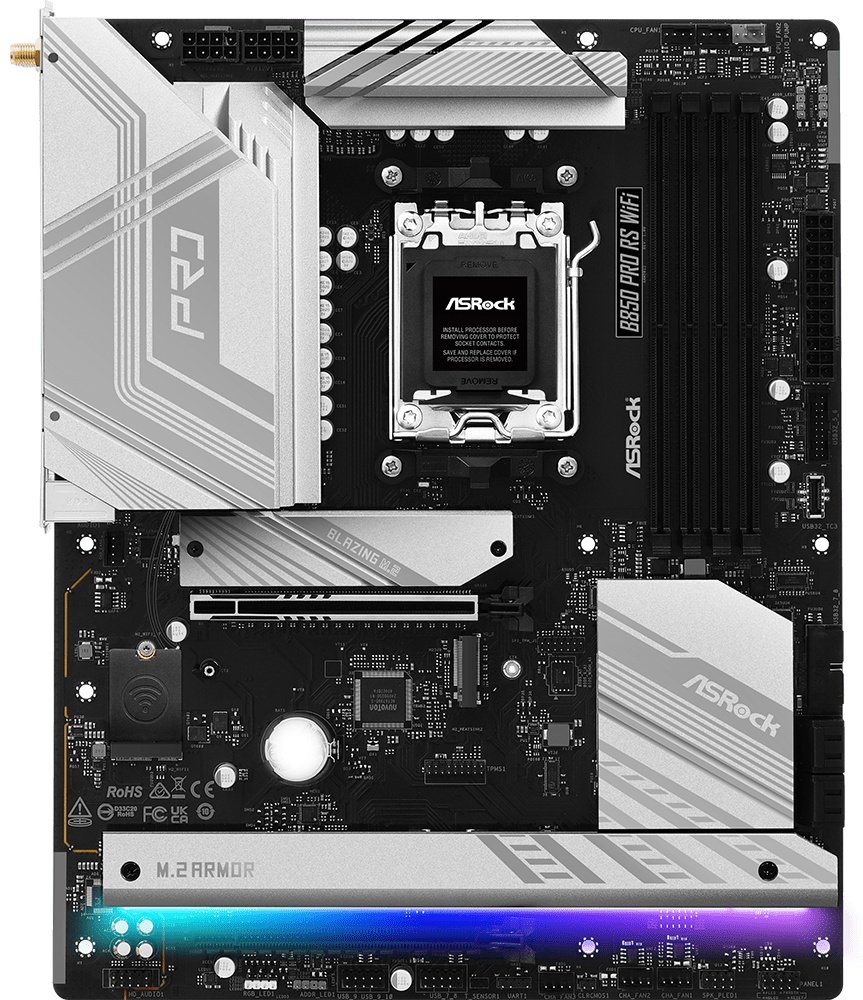 Материнская плата ASRock B850 PRO RS WIFI DDR5 - ForteMarket Материнская плата ASRock B850 PRO RS WIFI DDR5 купить,0