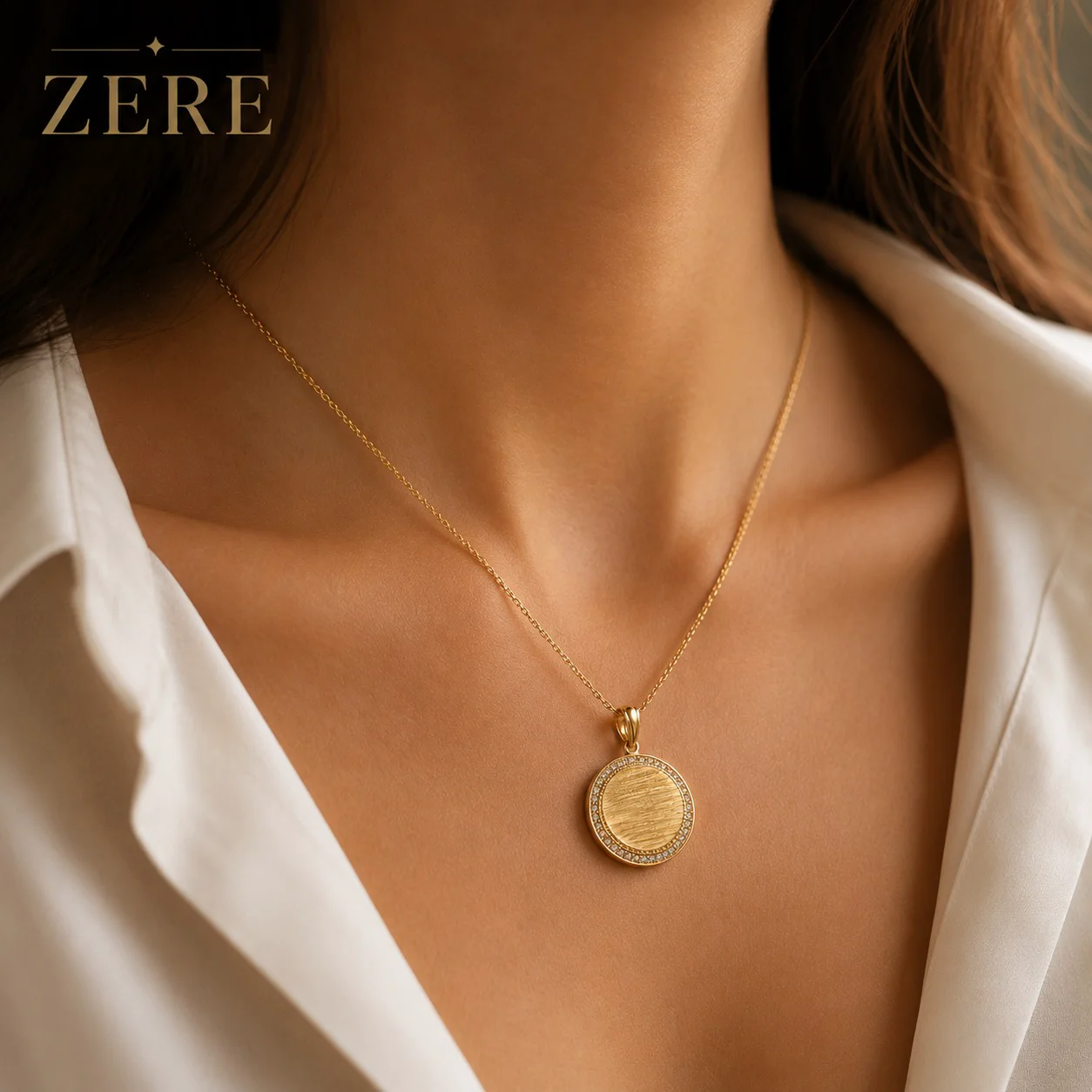Кулон Zere ZR190718 жёлтое золото 2.9гр  купить,239500