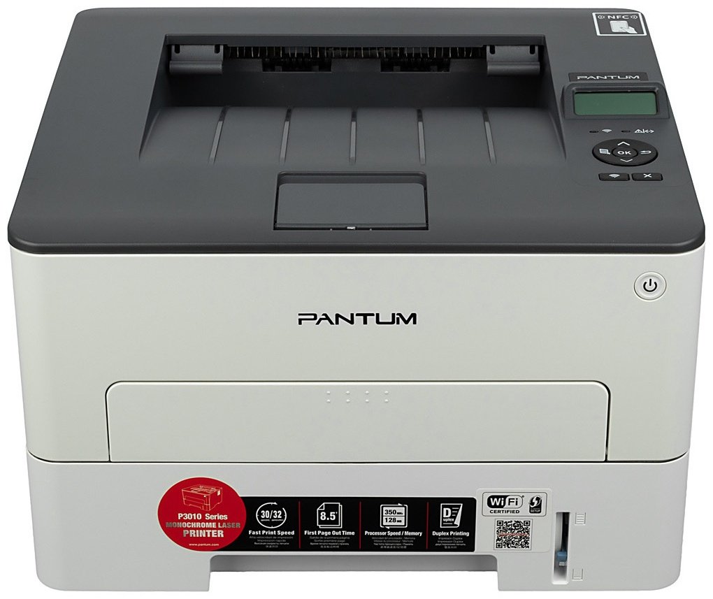 Pantum P3010DW серый-черный купить,0