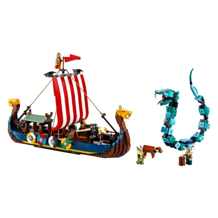 Конструктор LEGO Корабль викингов и Мидгардский змей Creator 31132 купить,NaN