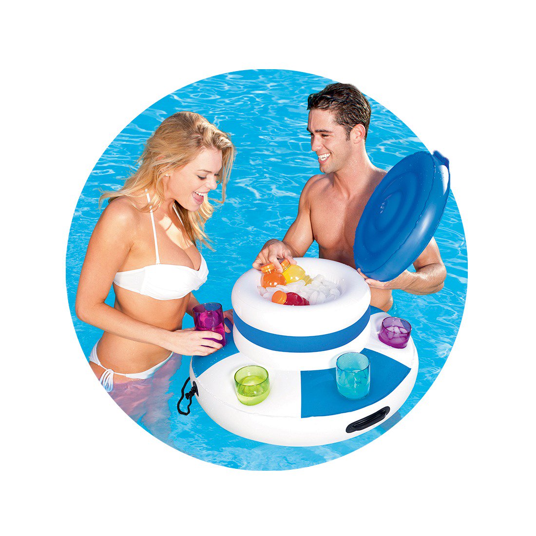 Надувной термоконтейнер Bestway CoolerZ Floating Cooler 43117  купить,0