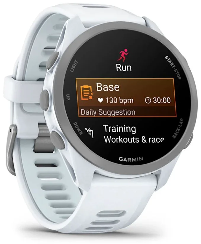 Смарт-часы Garmin Forerunner 170 Music 42 мм белый