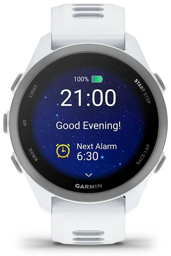 Смарт-часы Garmin Forerunner 170 Music 42 мм белый
