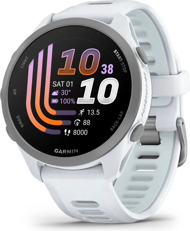 Смарт-часы Garmin Forerunner 170 Music 42 мм белый