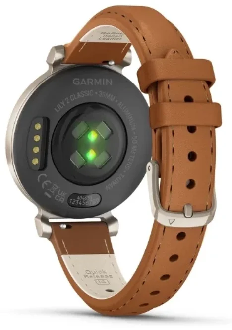 Смарт-часы Garmin Lily 2 Classic 010-02839-02 25мм серебристый-бежевый купить,NaN