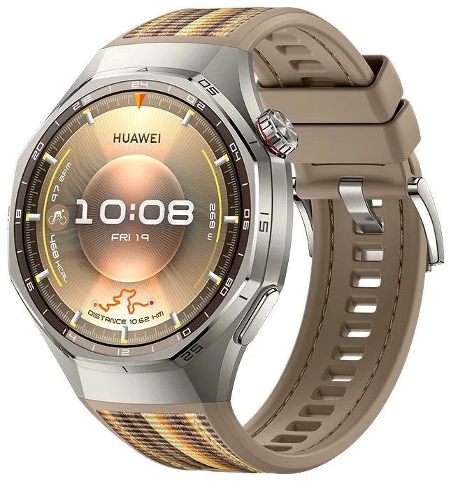 Смарт-часы Huawei Watch GT 6 Pro 46мм серебристый-коричневый купить,NaN