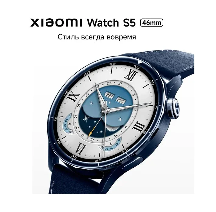 Смарт часы Xiaomi Watch S5 46мм Ceramic Blue купить,89990