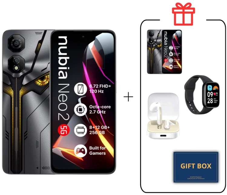 Смартфон Nubia Neo 2 5G 8/256GB серый + подарок купить,289990