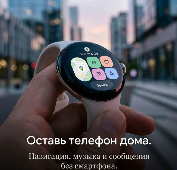 Смарт-часы Google Pixel Watch 4 41mm серебристый-бежевый купить,NaN