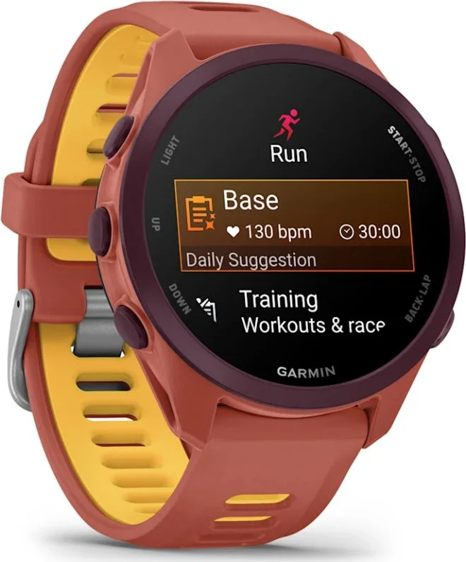 Смарт-часы Garmin Forerunner 170 Music 42мм красный