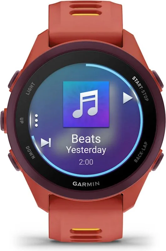 Смарт-часы Garmin Forerunner 170 Music 42мм красный
