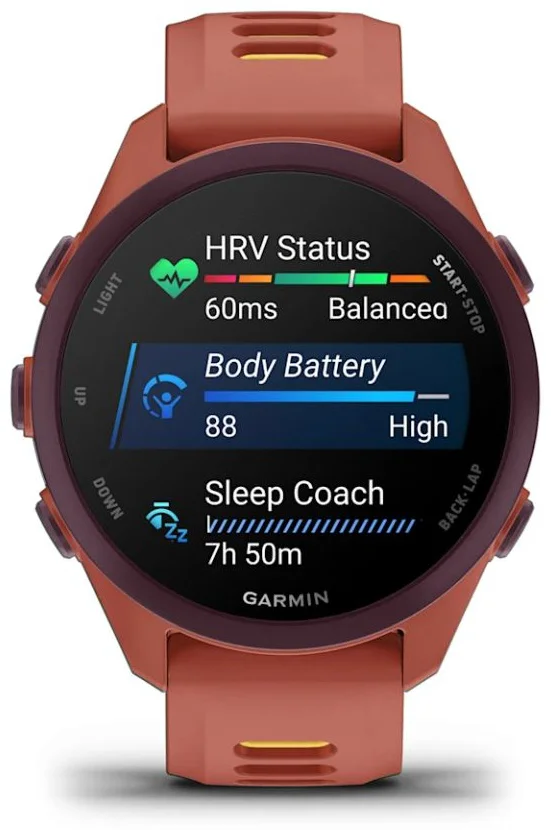 Смарт-часы Garmin Forerunner 170 Music 42мм красный