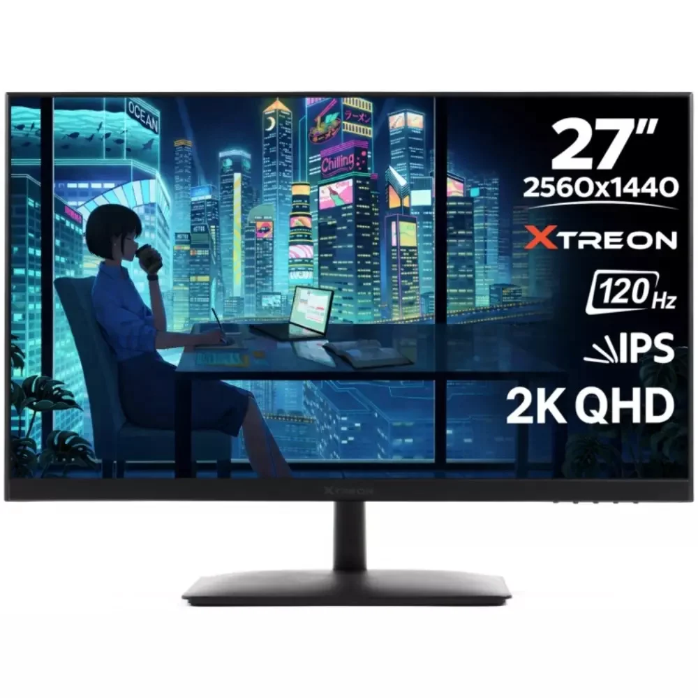 Монитор Xtreon 27" XT27U1 QHD IPS 1ms 120Hz Black