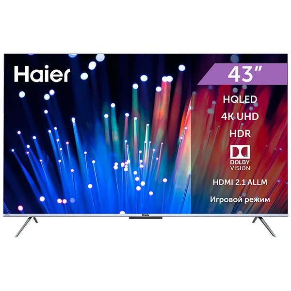 Телевизор Haier 43" 43 S3 HQLED UHD Black купить,0