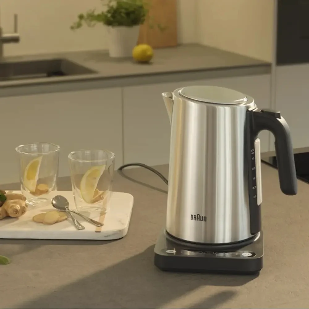 Электрочайник Braun WK 5205BK серебристый  купить,47990