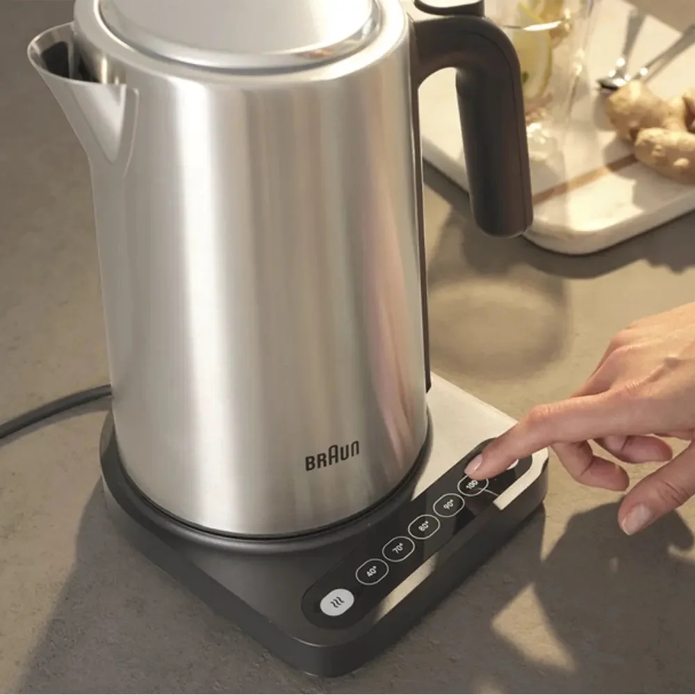 Электрочайник Braun WK 5205BK серебристый  купить,47990