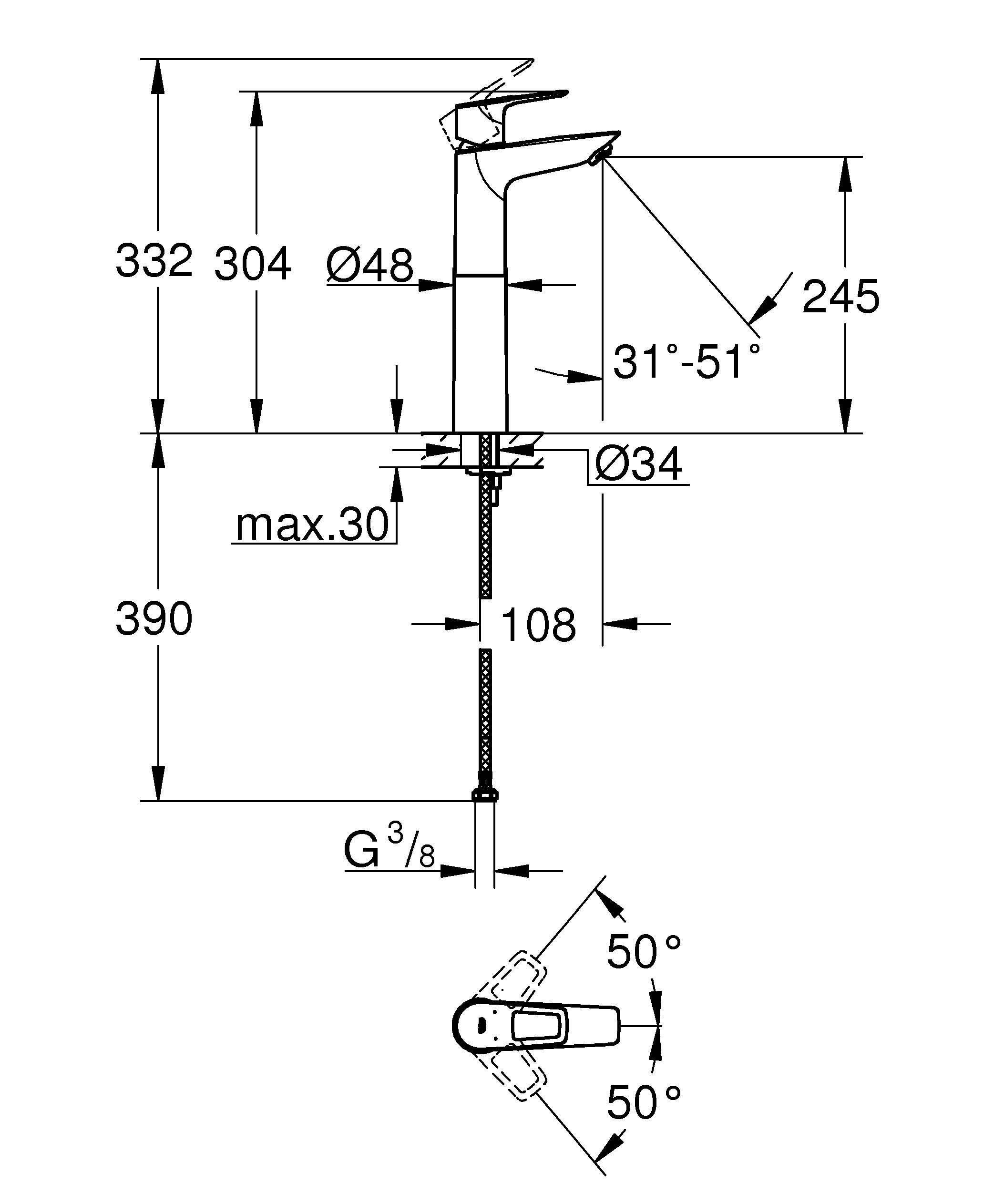 Смеситель Grohe 23764001 купить,NaN