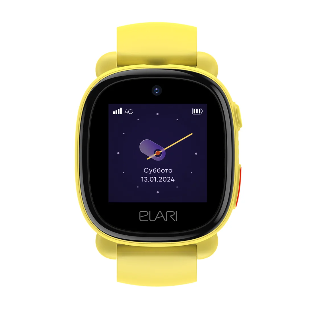 Смарт-часы Elari 4G Lite KP-4G-L-YEL Yellow купить,0