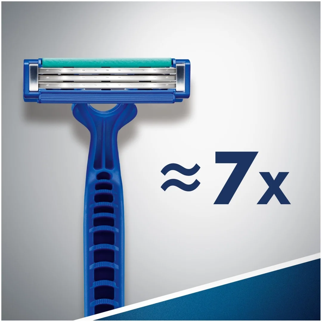 Бритвенный станок Gillette Blue Simple 3 4шт купить,NaN