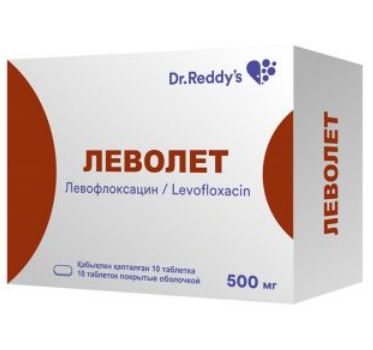 Dr. Reddy.s Lab Ltd Леволет таблетки 500мг N10 таб п.о. 