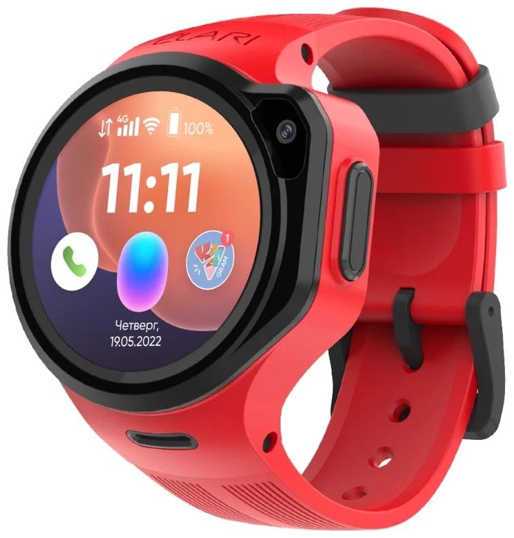 Смарт-часы Elari Kidphone 4GR M KP-4GR-M-RED Red