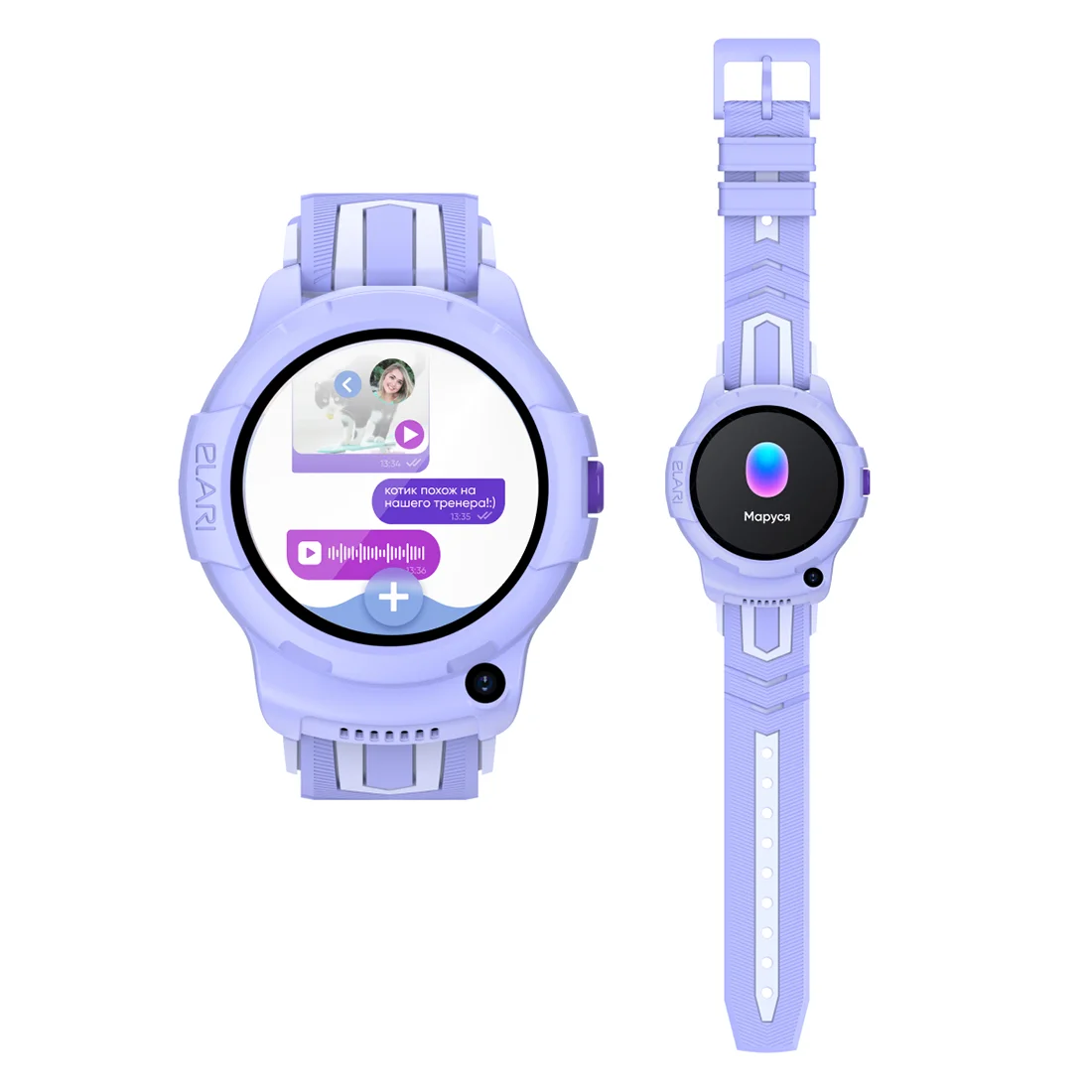 Смарт-часы Elari KidPhone 4G 4G-W-PUR Wink Purple купить,0
