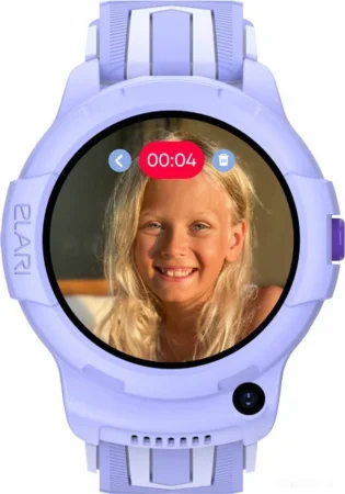 Смарт-часы Elari KidPhone 4G 4G-W-PUR Wink Purple купить,0