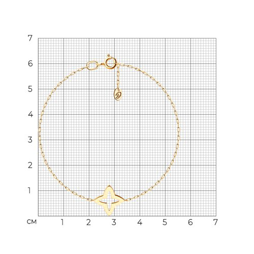 Браслет Diamant 51-150-02952-1 16,17,18р 1.1гр золото 585 купить,NaN