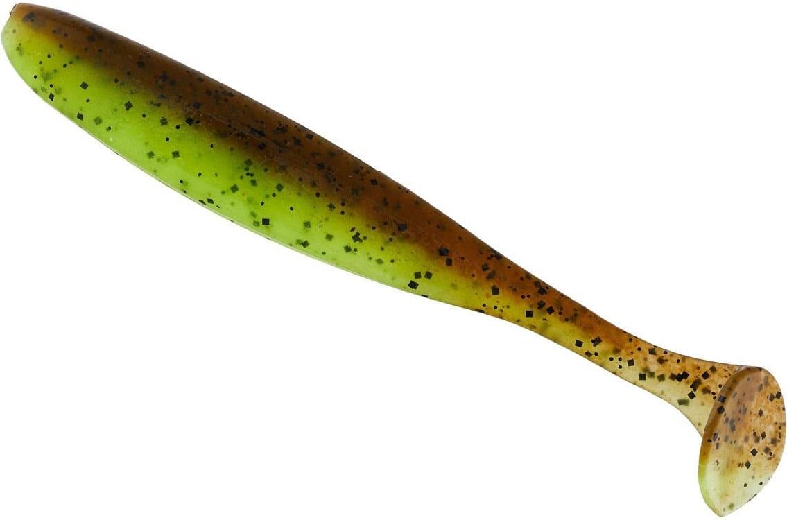 Мягкая приманка KEITECH Easy Shiner 5 5 шт 125 мм 401T, Green Pumpkin Chartreuse купить,NaN