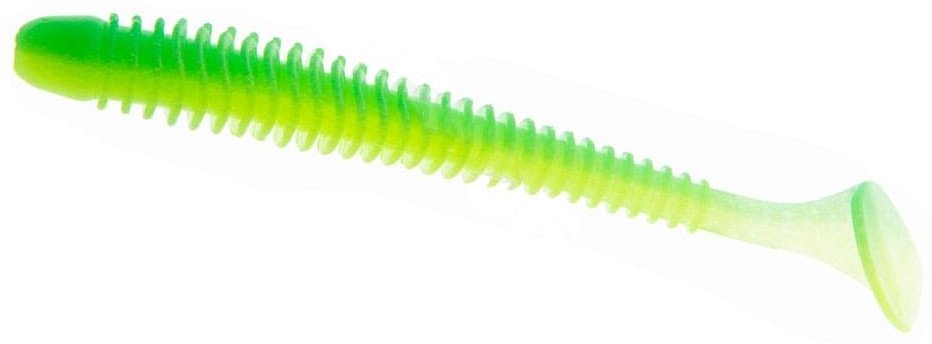 Мягкая приманка KEITECH Swing Impact 3 10 шт 75 мм EA11T Lime Chartreuse Glow купить,NaN