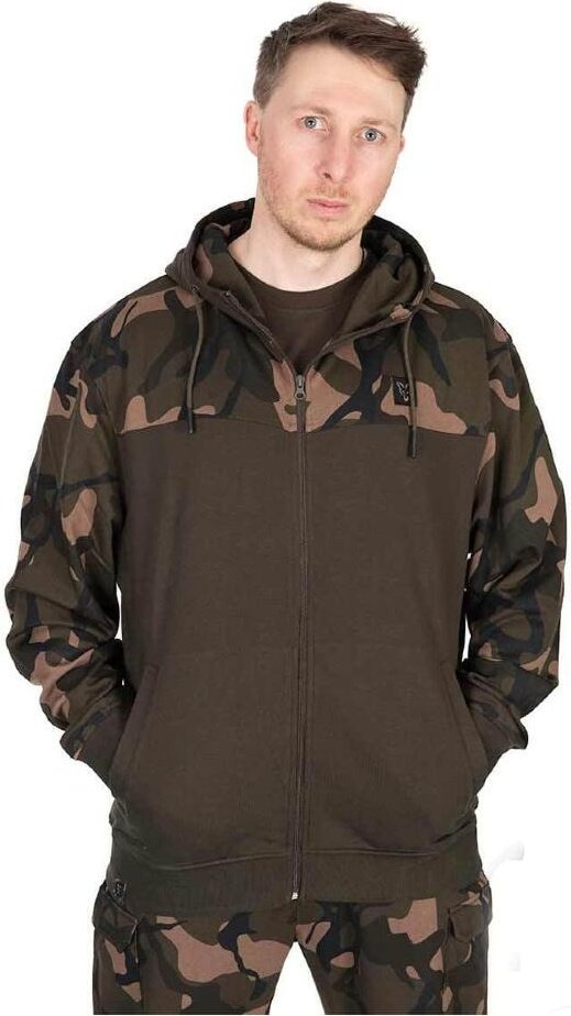 Толстовка Fox LW Khaki / Camo Split Zip Hoody CFX297 S купить,NaN