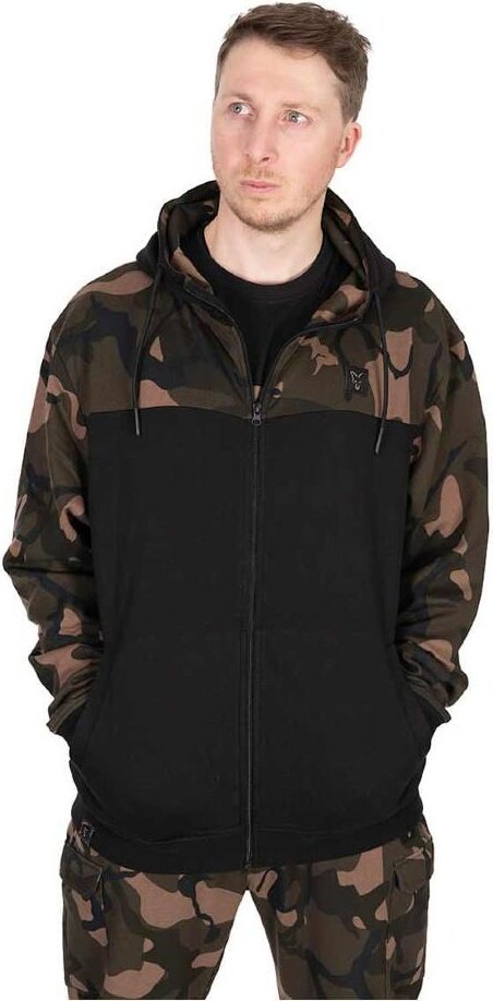 Толстовка Fox LW Black / Camo qtr zip CFX292 M купить,NaN