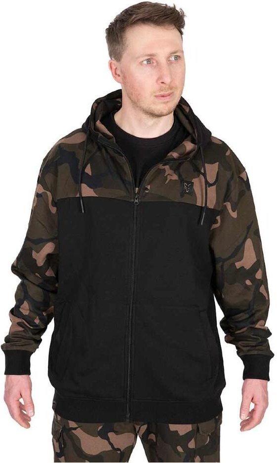 Толстовка Fox LW Black / Camo qtr zip CFX292 M купить,NaN