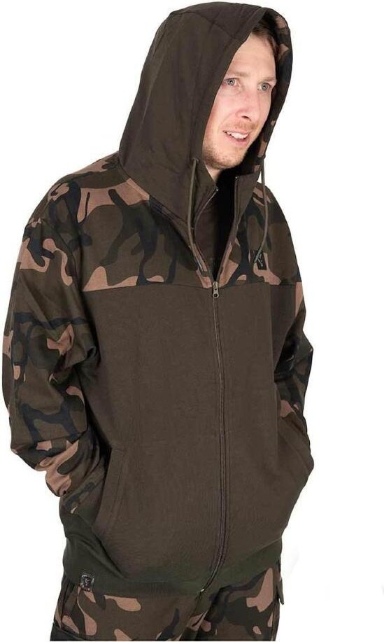 Толстовка Fox LW Khaki / Camo Split Zip Hoody CFX297 S купить,NaN