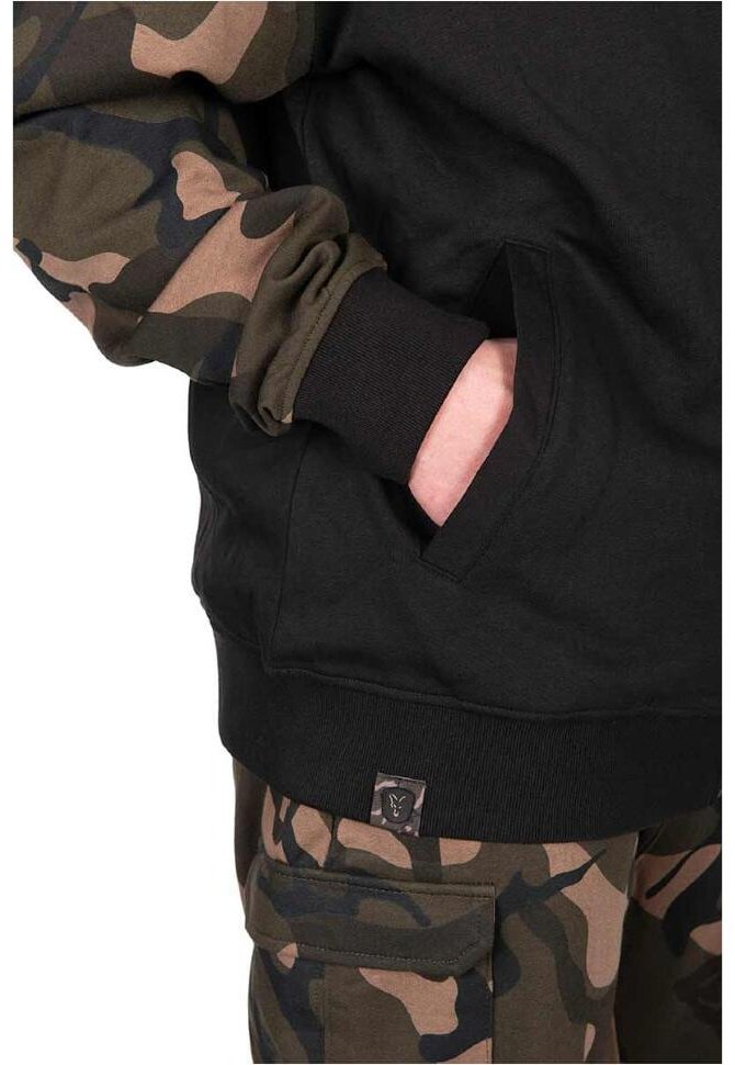 Толстовка Fox LW Black / Camo qtr zip CFX292 M купить,NaN
