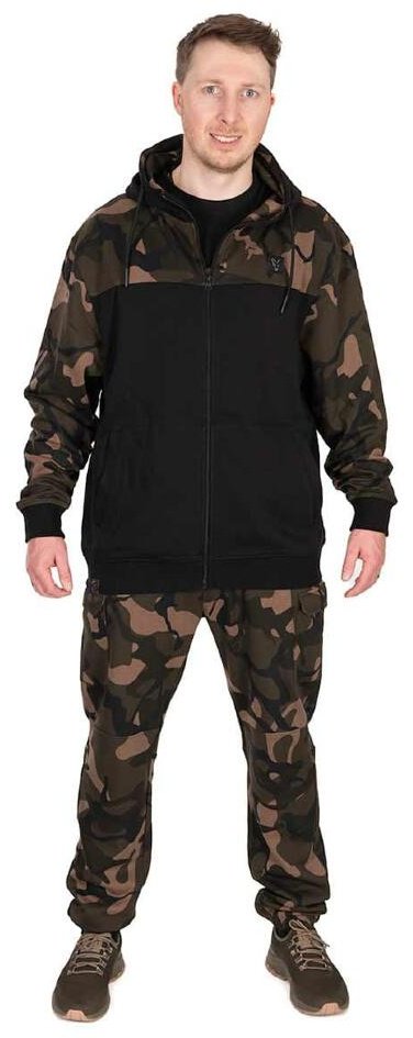 Толстовка Fox LW Black / Camo qtr zip CFX292 M купить,NaN