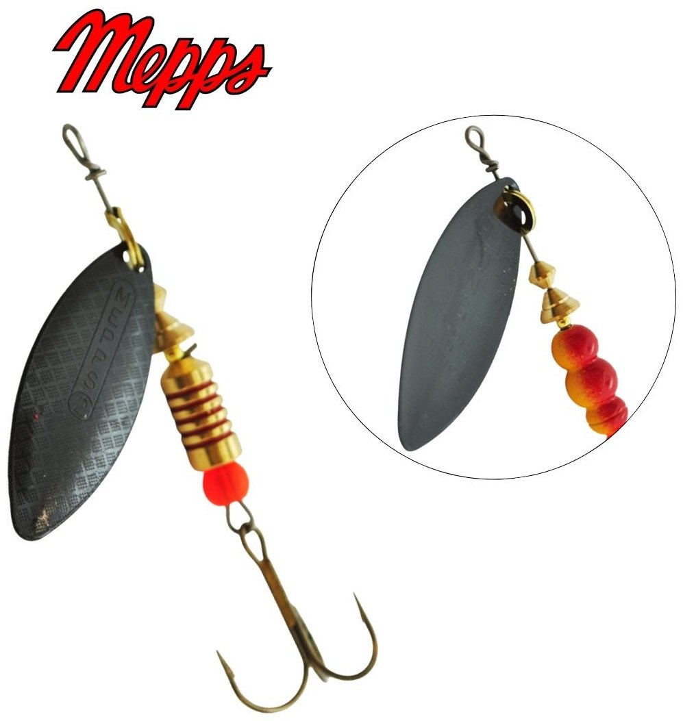 Блесна Mepps AGLIA LONG 1 шт 2 мм Black купить,NaN