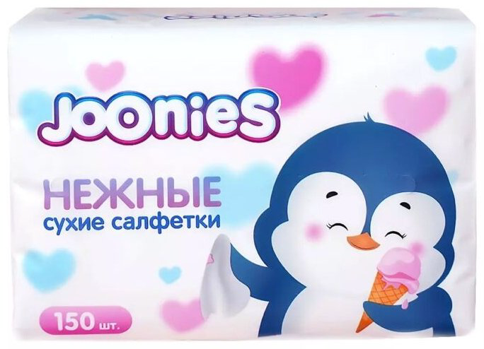 Салфетки Joonies Нежные 150 шт купить,NaN