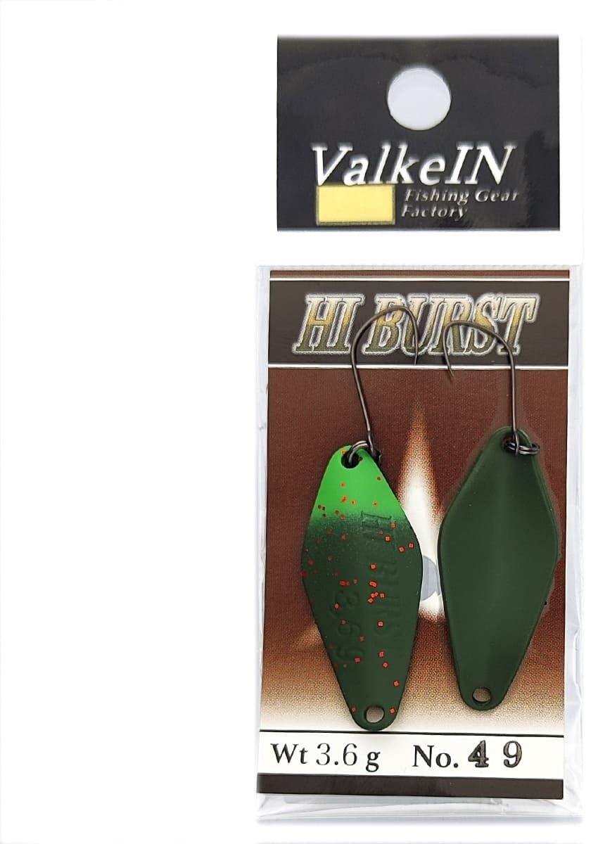 Блесна ValkeIN Hi Burst 3.6g Color No.49 Turning Green 1 шт купить,NaN