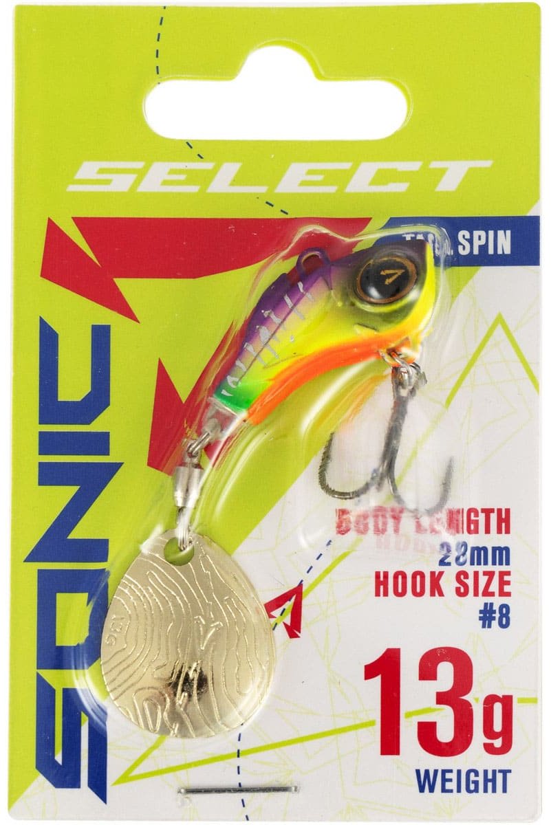 Тейл-спиннер SELECT Sonic 13g#, 28mm, цвет 03 1 шт купить,NaN