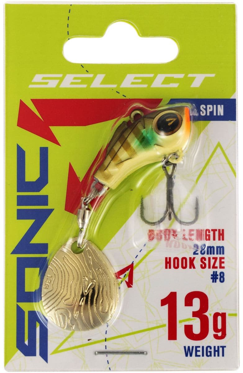Тейл-спиннер SELECT Sonic 13g#, 28mm, цвет 12 1 шт купить,NaN