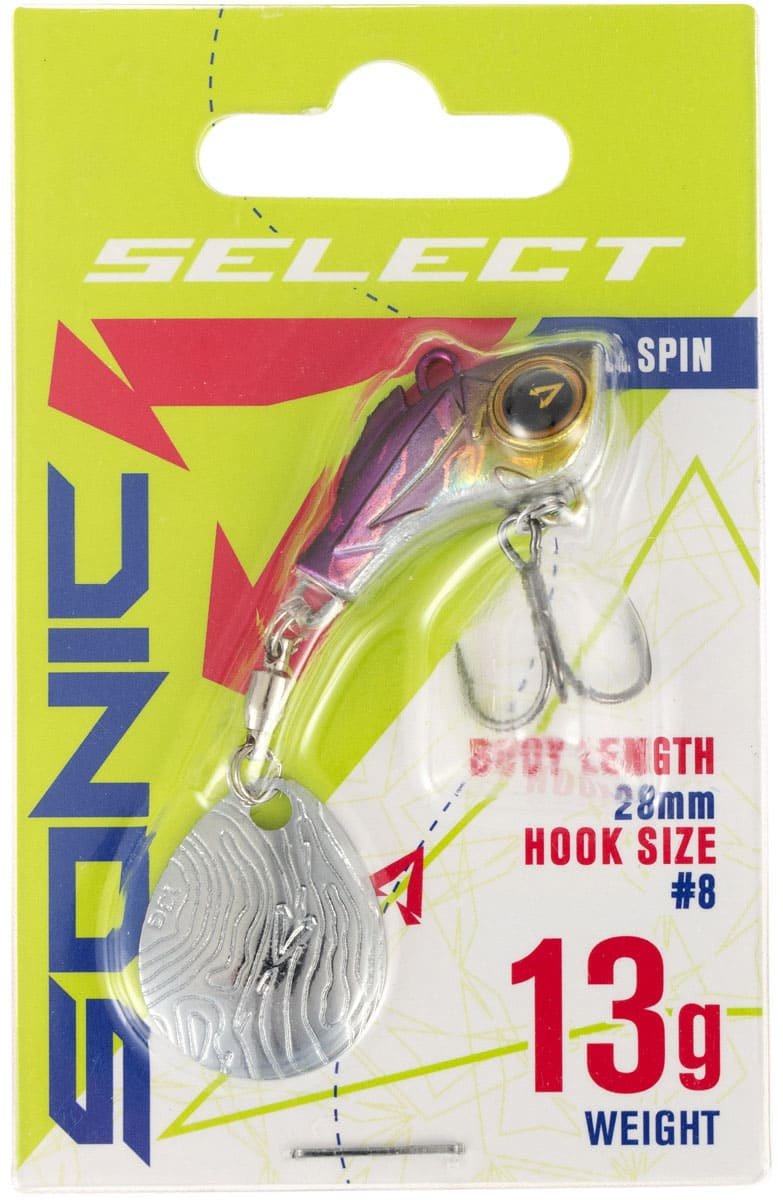 Тейл-спиннер SELECT Sonic 13g#, 28mm, цвет 08 1 шт купить,NaN