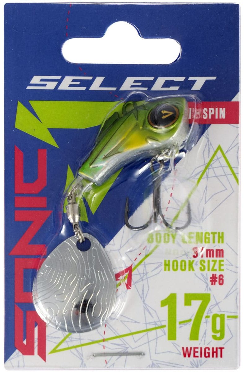 Тейл-спиннер SELECT Sonic 17g#, 31mm, цвет 09 1 шт купить,NaN