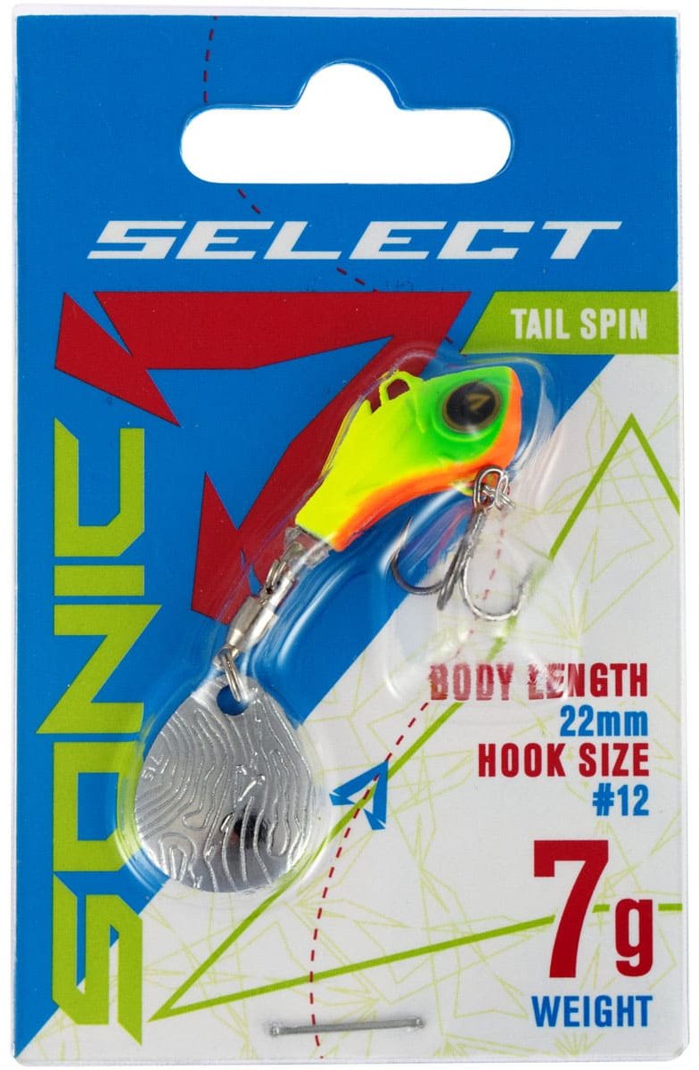 Тейл-спиннер SELECT Sonic 7g#, 22mm, цвет 01 1 шт купить,NaN